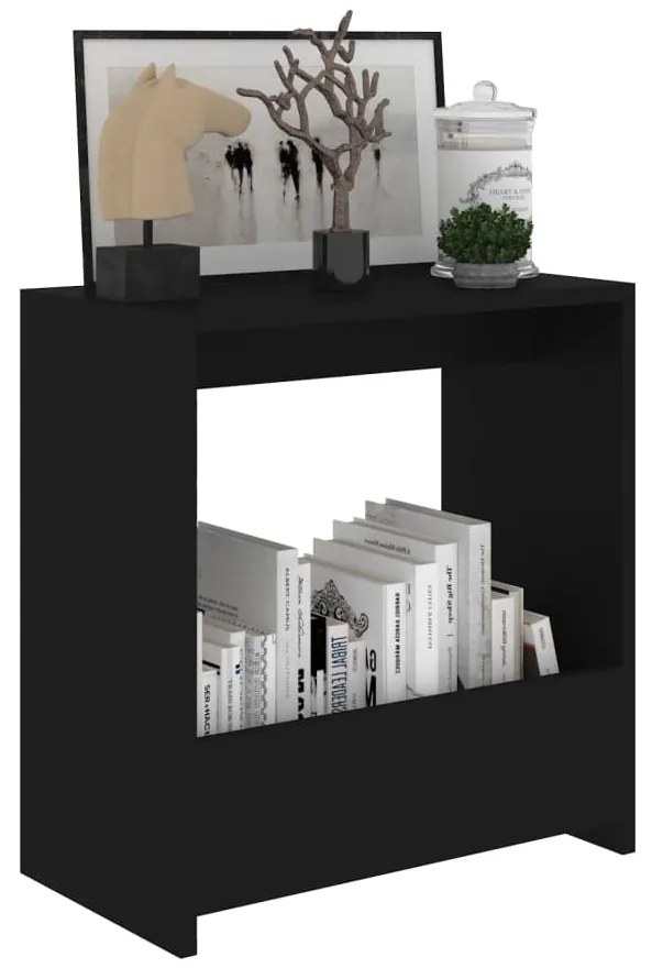 Mesa de apoio 50x26x50 cm derivados de madeira preto