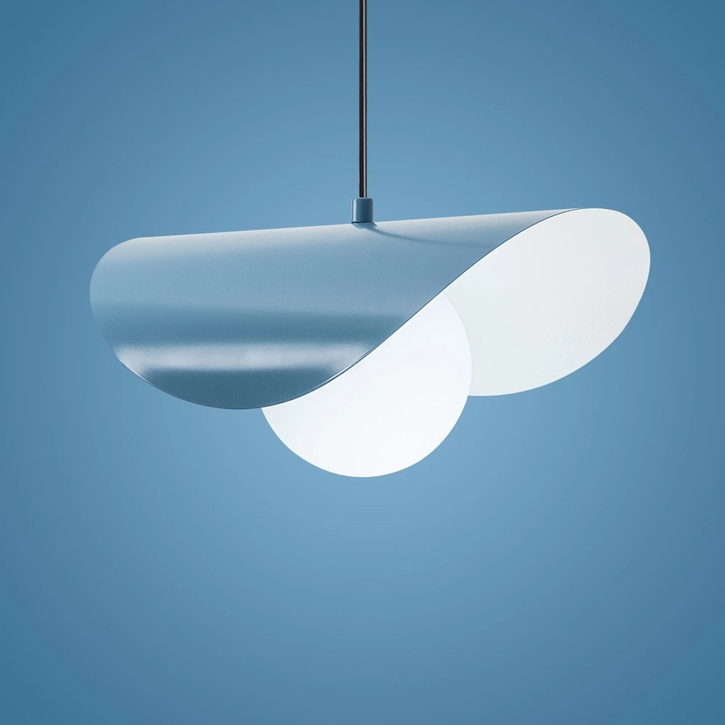 Chandelier Vatoz – Azul Claro – Ø50 cm