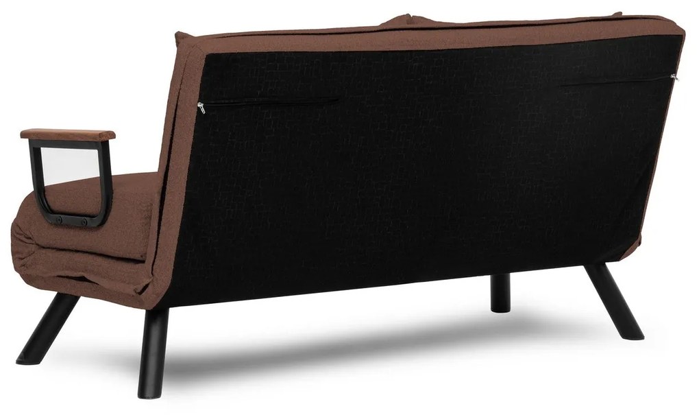 Sofá-Cama 2 Lugares Sando – Castanho Claro – 175 cm x 133 cm