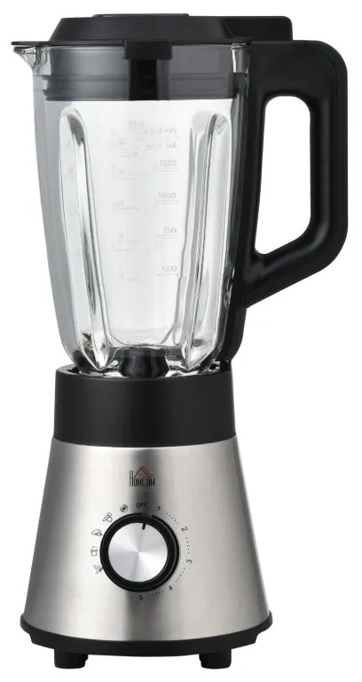 Liquidificador com 4 Programas e 5 Velocidades - 1000W