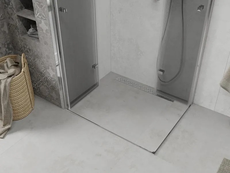 Mexen Lima Cabine de duche Duo dobrável 90 x 70 cm, transparente, cromado - 856-090-070-02-00