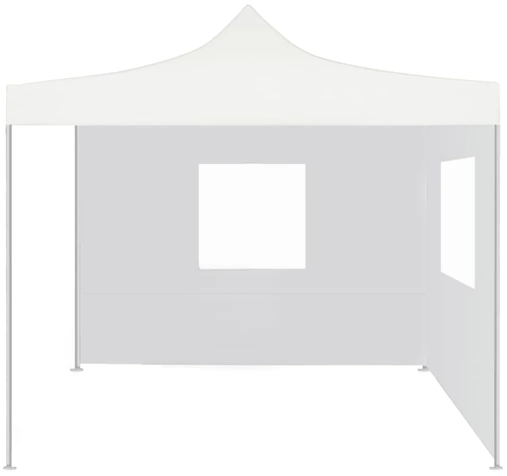 Tenda dobrável profissional festas 2 paredes 3x3m aço branco