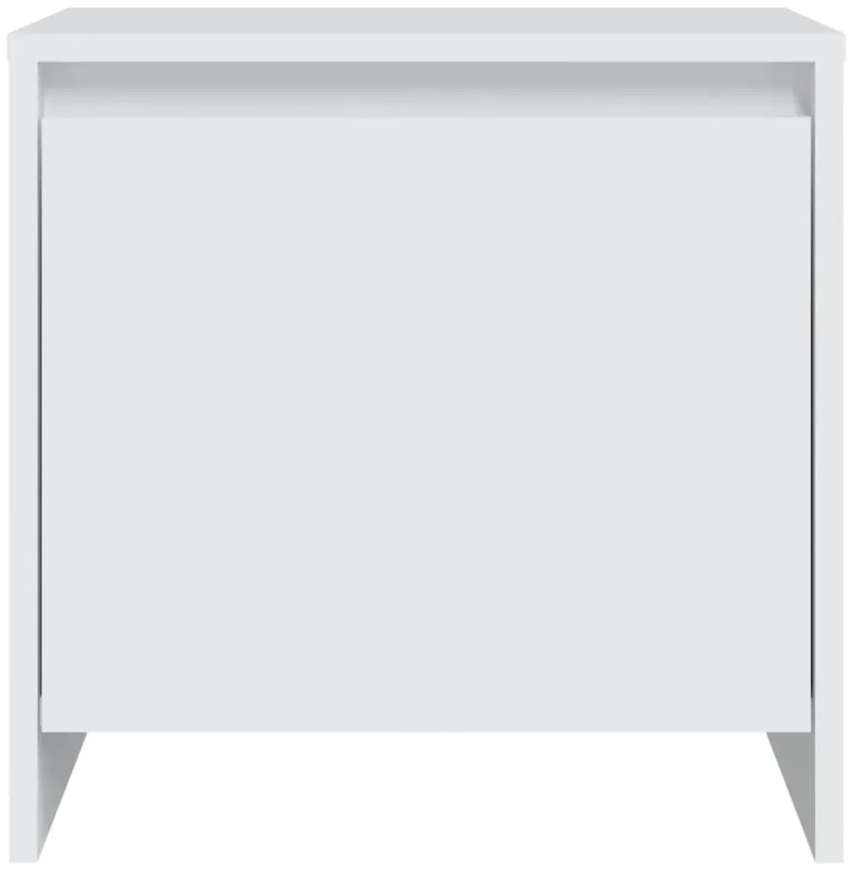 Mesa de cabeceira 45x34x44,5 cm aglomerado branco