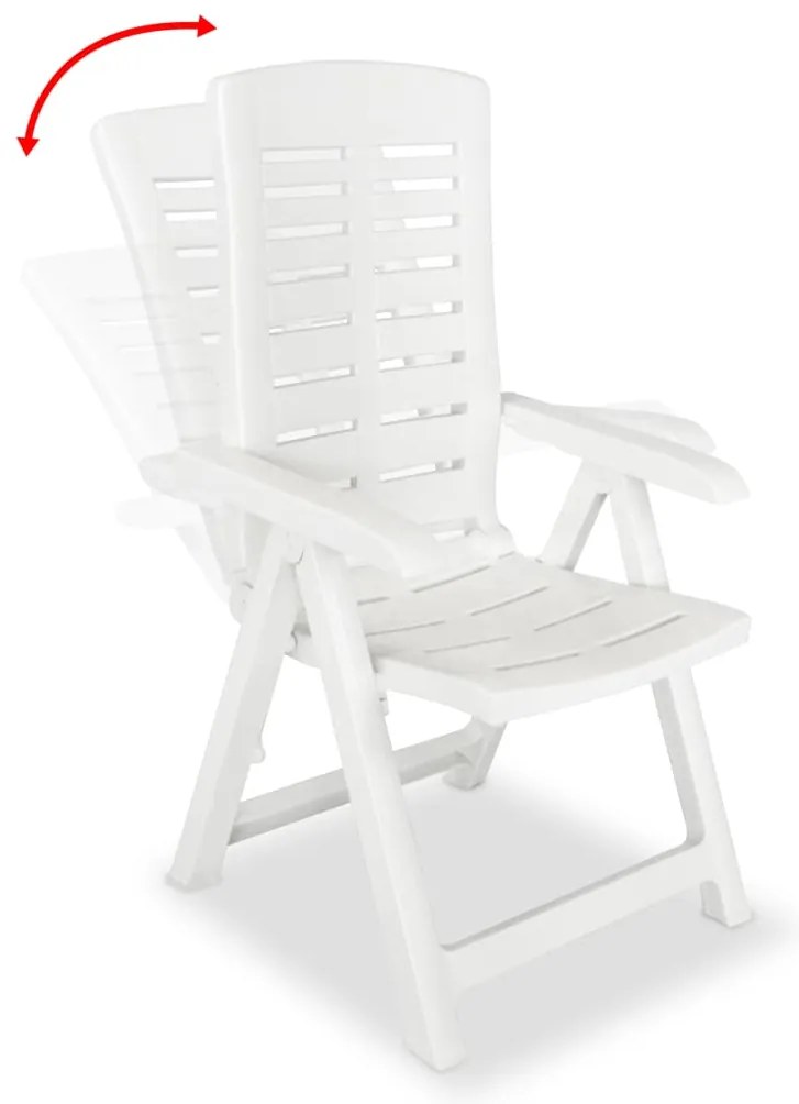 Conjunto bistrô 3 pcs plástico branco