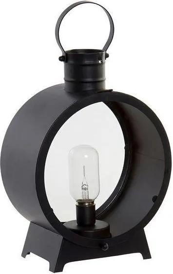 Lanterna LED Dekodonia Metal Preto (22 x 12 x 37 cm)