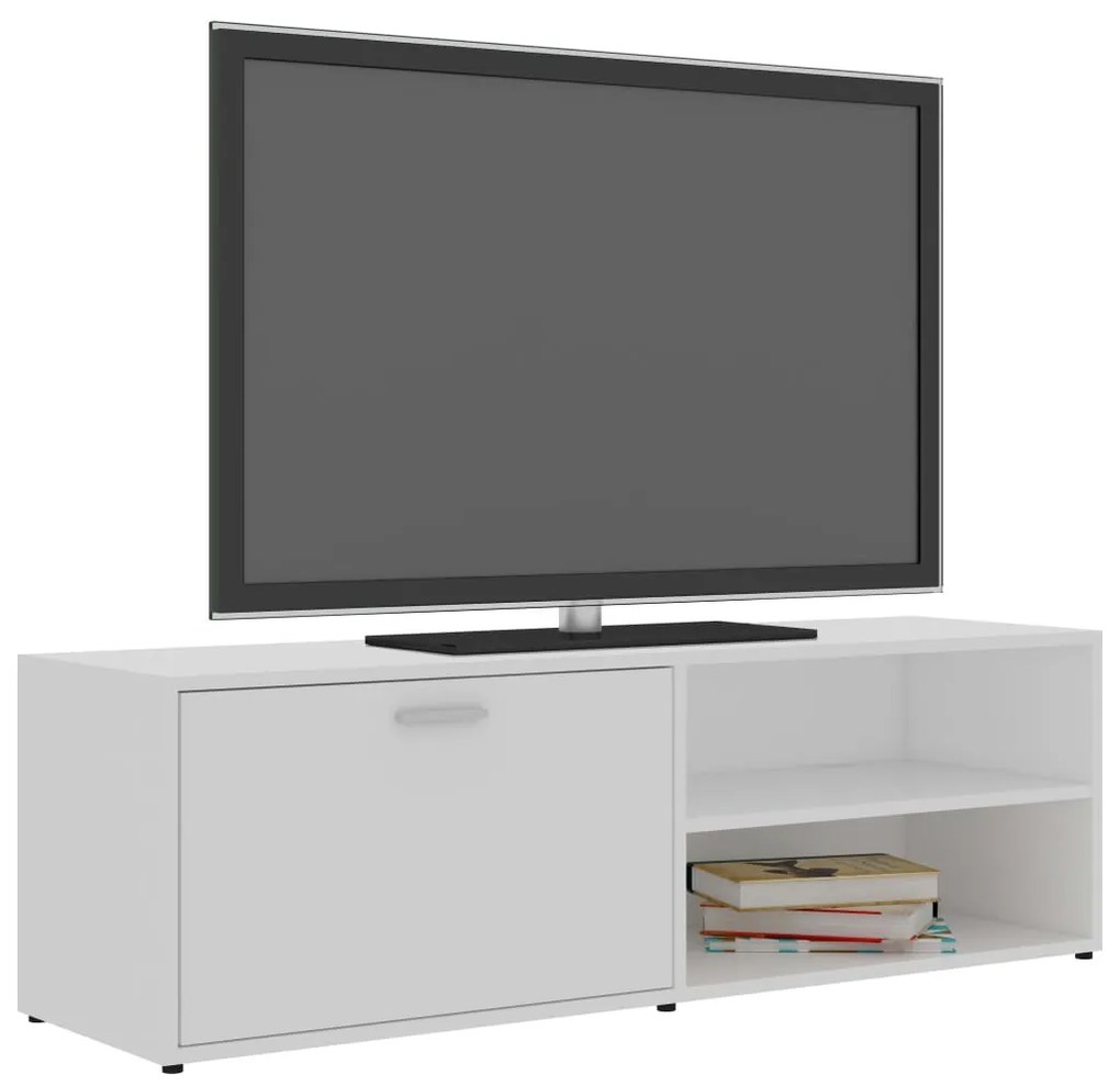 Móvel de TV 120x34x37 cm derivados de madeira branco