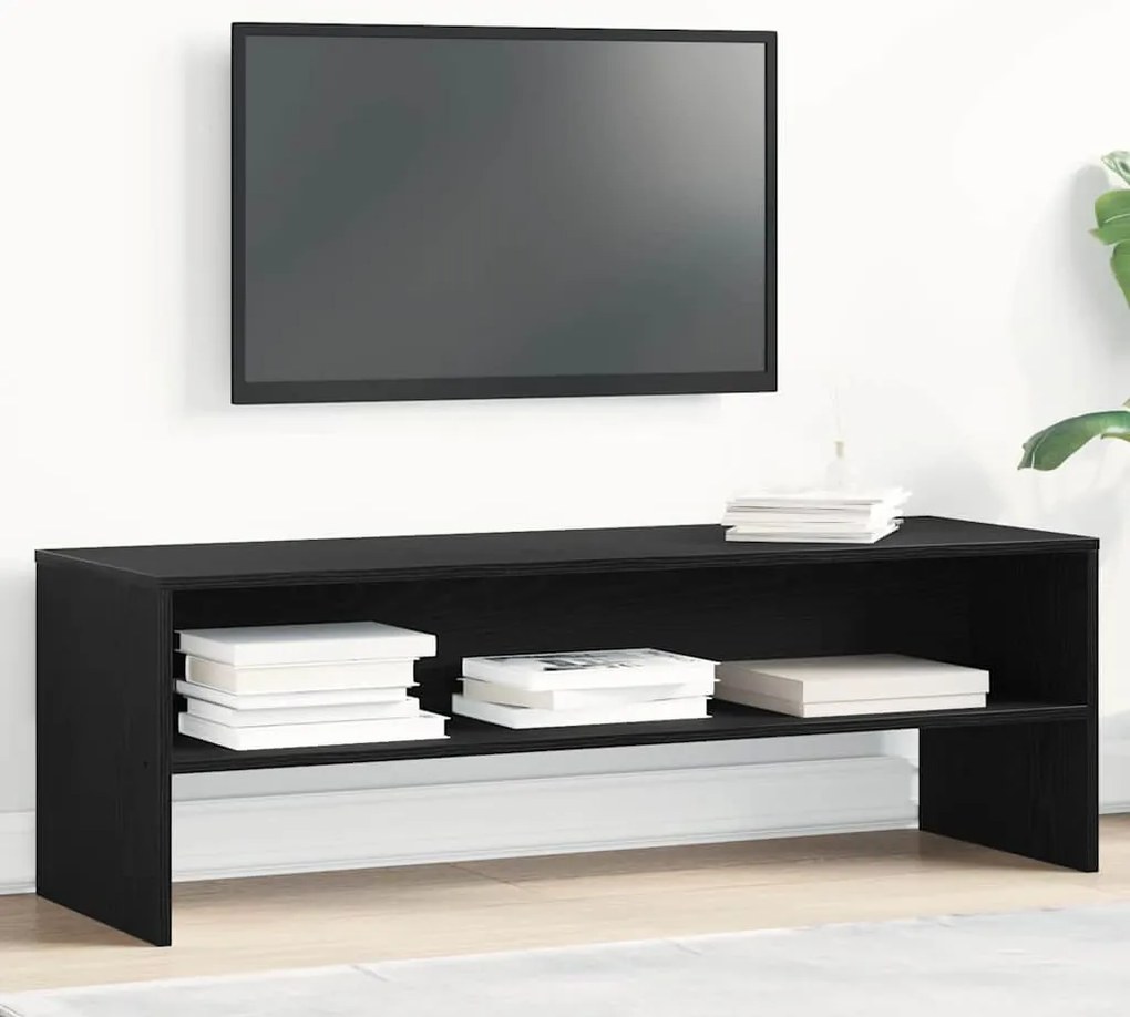 Móvel de TV 120x40x40 cm derivados de madeira carvalho preto