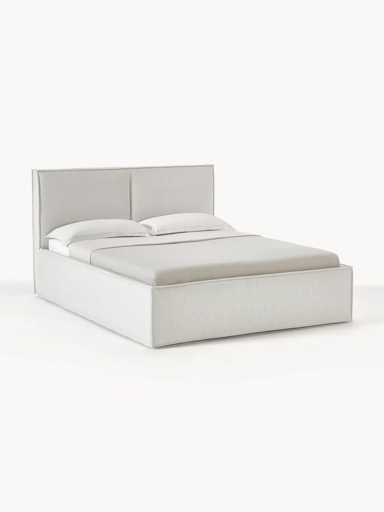 Cama estofada com arrumação Dream