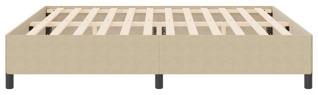 Estrutura de Cama vidaXL Verde Claro Cinza 200x200 cm Tecido Canelado