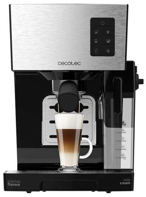 Máquina de café Cecotec Semiautomática Power Instant-ccino, Tanque de Leite, Cappuccino em Uma Etapa, 20 Bares de Pressão e Sistema Termobloco, Aço In