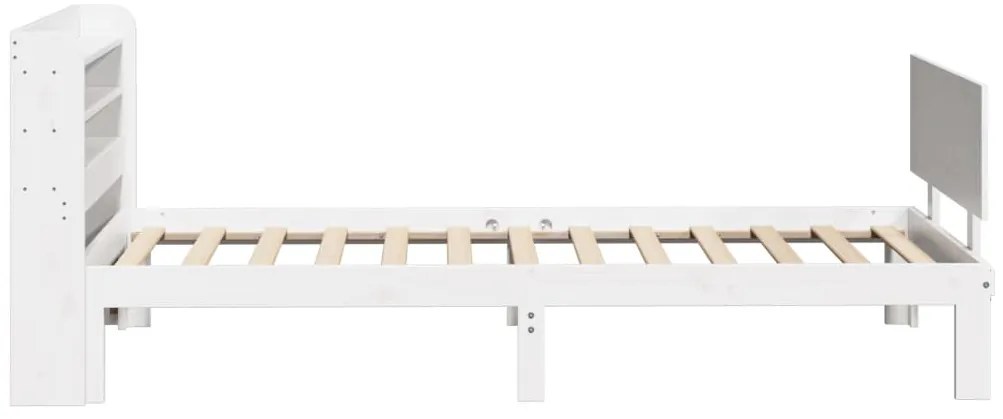 Estrutura de cama c/ cabeceira sem colchão 90x200 cm branco