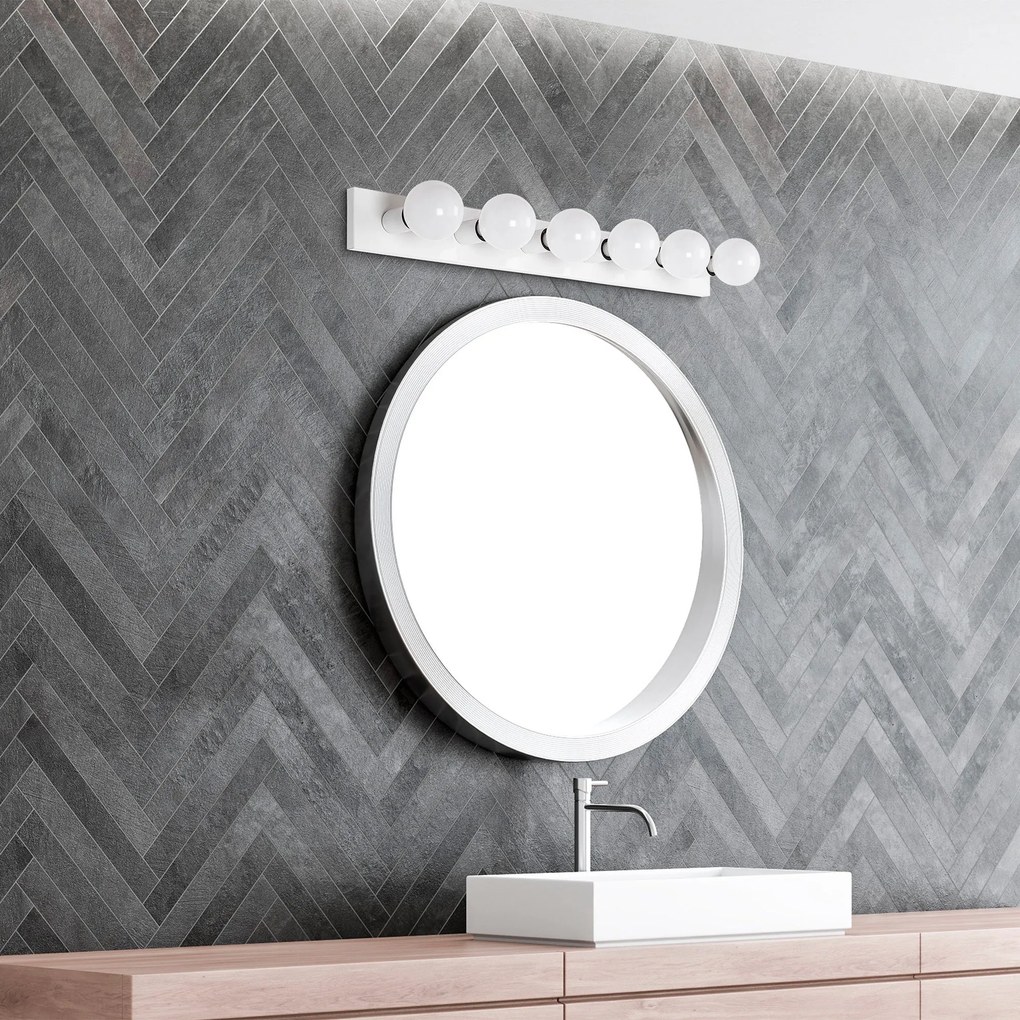 Candeeiro de Parede Mirro – Branco – 10 x 10 x 91 cm