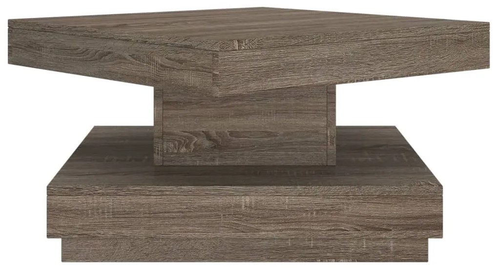 Mesa de centro 60x60x35 cm MDF cinzento