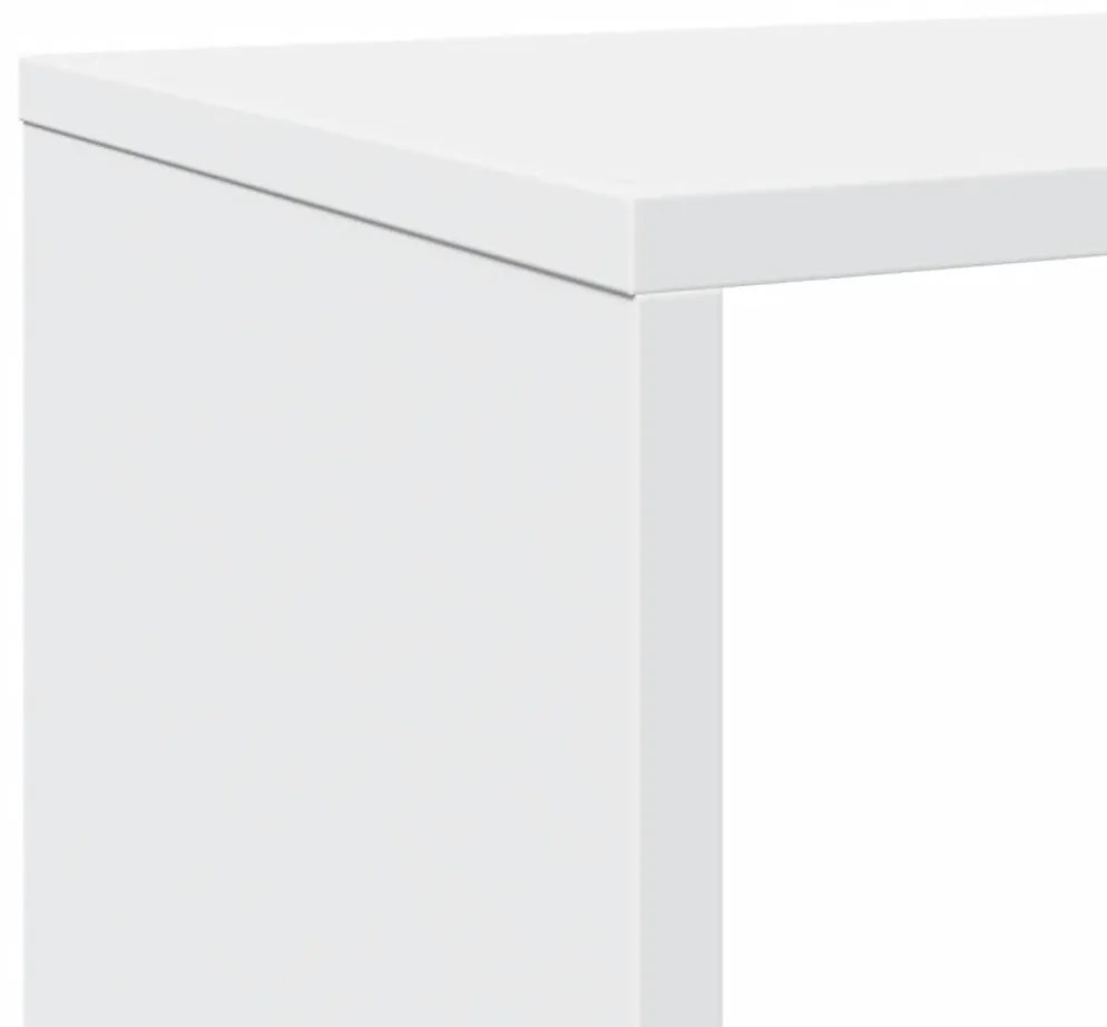 Estante 102x29x143 cm contraplacado branco