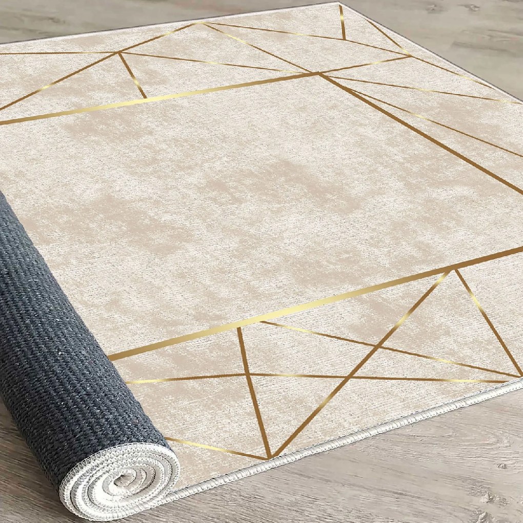 Tapete Els – 180x280 cm – Multicolor com Impressão 3D e Base Antiderra