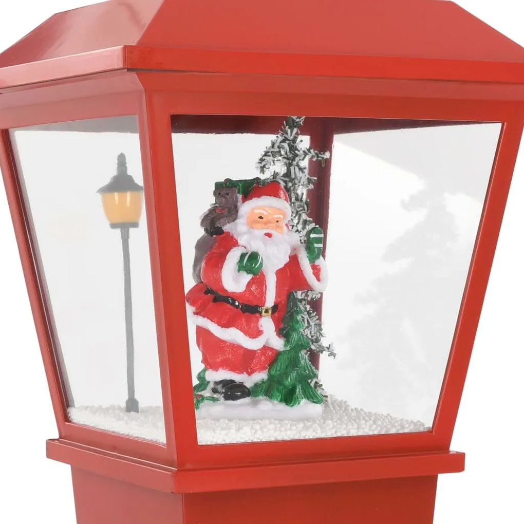 Candeeiro pedestal natalício com Pai Natal 64 cm LED