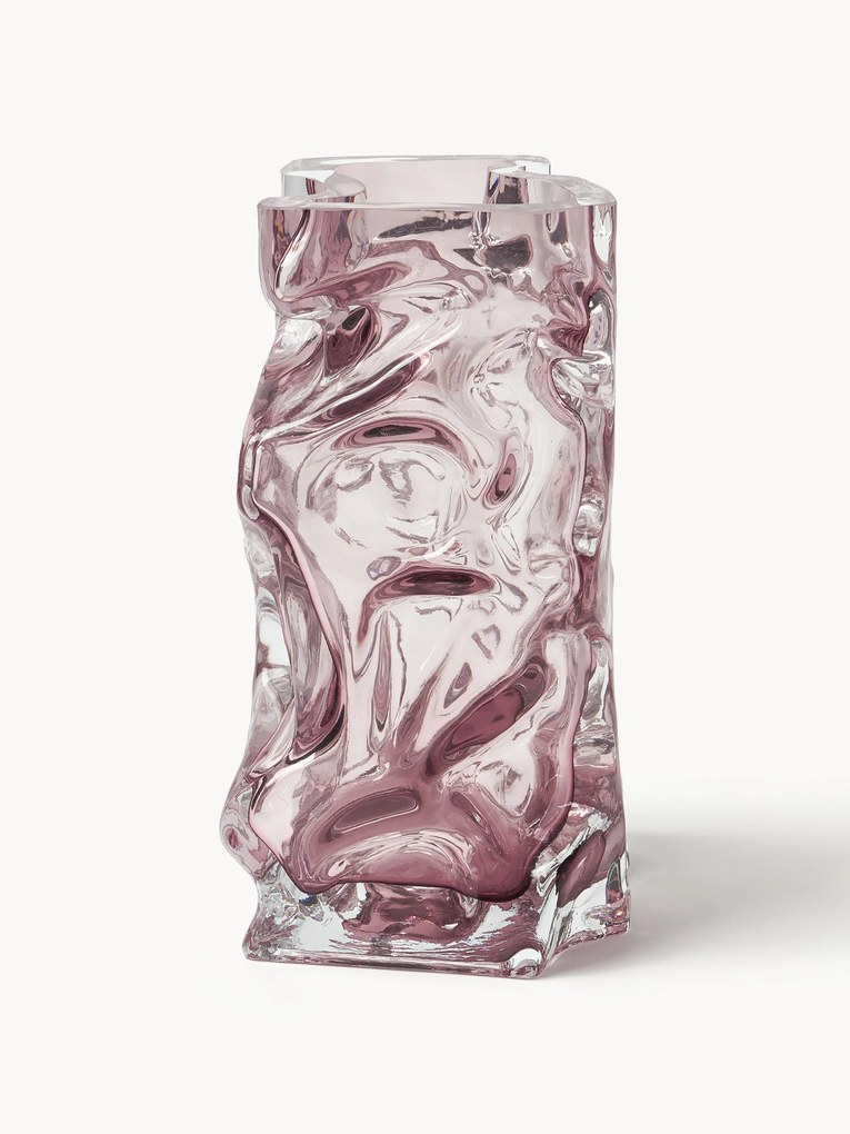 Jarra de vidro artesanal Ice, Alt 25 cm