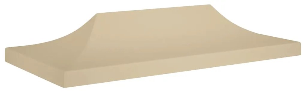 Teto para tenda de festas 6x3 m 270 g/m² bege