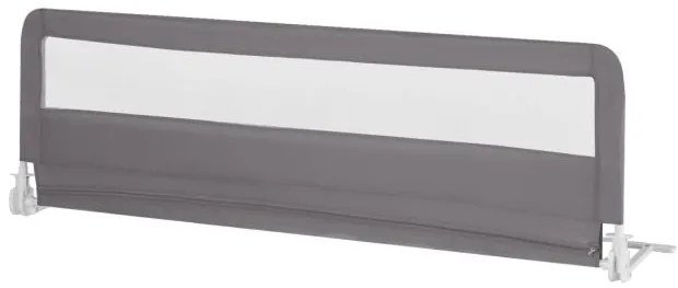 Grade de cama dobrável de malha com tiras de segurança para crianças pequenas - bege