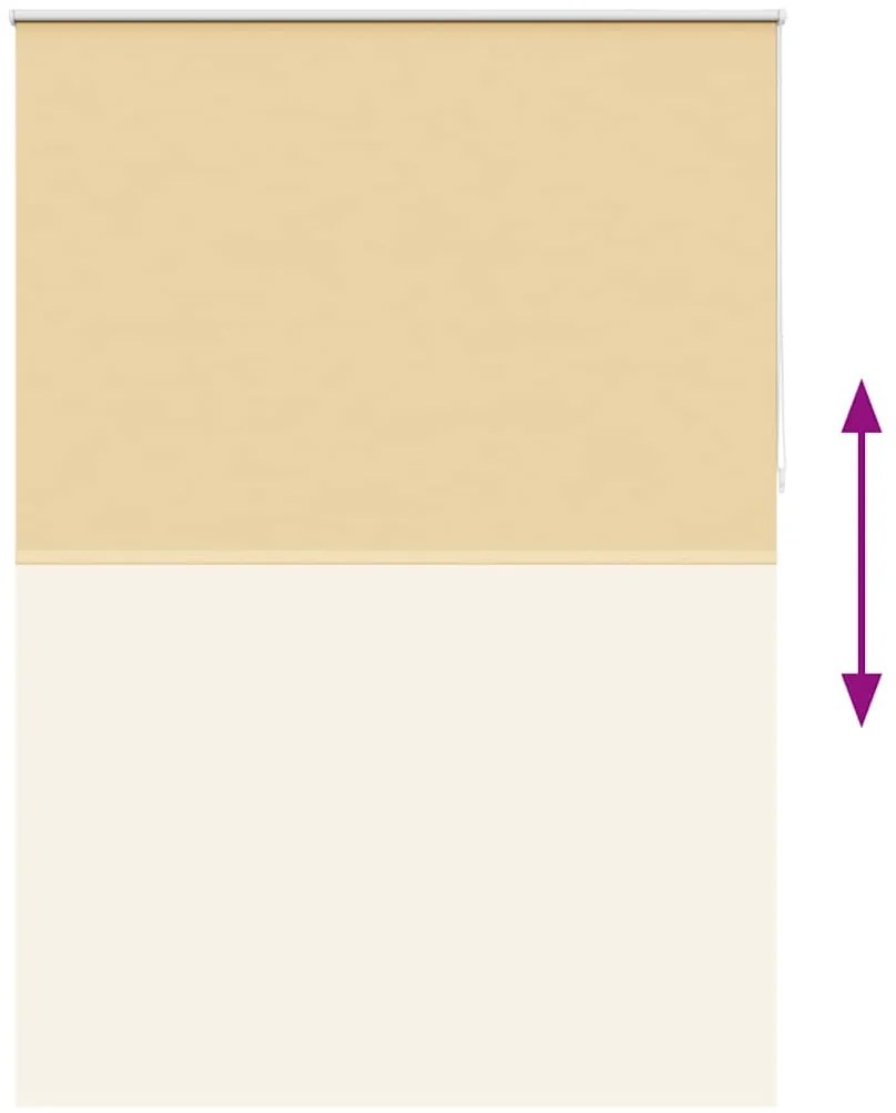 Estore de rolo 140 x 230 cm, Bege