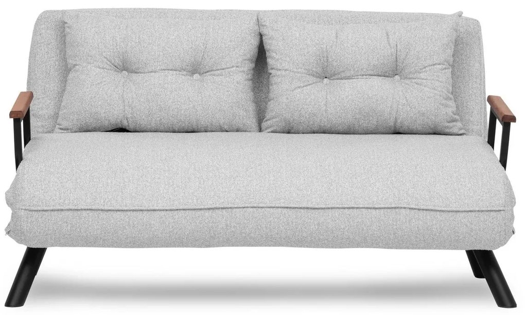 Sofá-Cama 2 Lugares Sando – Cinzento – 175x133 cm