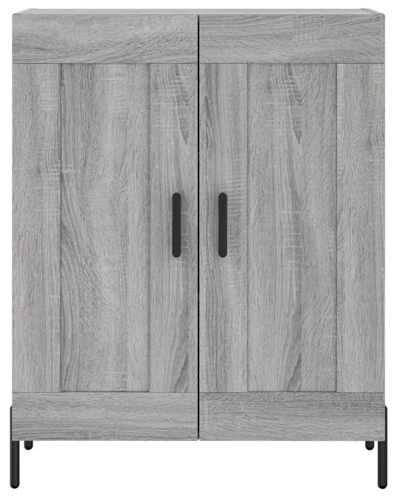 Armário alto 69,5x34x180 cm derivados de madeira sonoma cinza