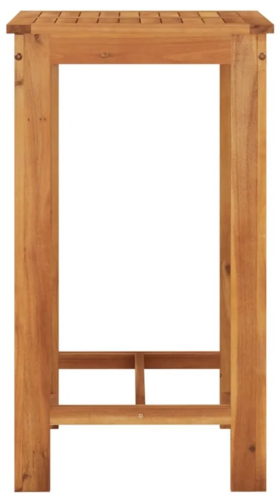 3 pcs conjunto de bar p/ jardim acácia maciça/vime PE cinzento