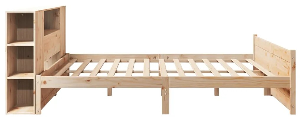 Cama com estante sem colchão 180x200 cm pinho maciço