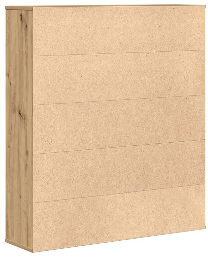 Estante 89x24x101,5 cm derivados de madeira carvalho artisiano