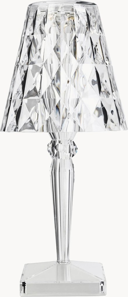 Candeeiro de mesa LED portátil e regulável Big Battery, Alt 37 cm