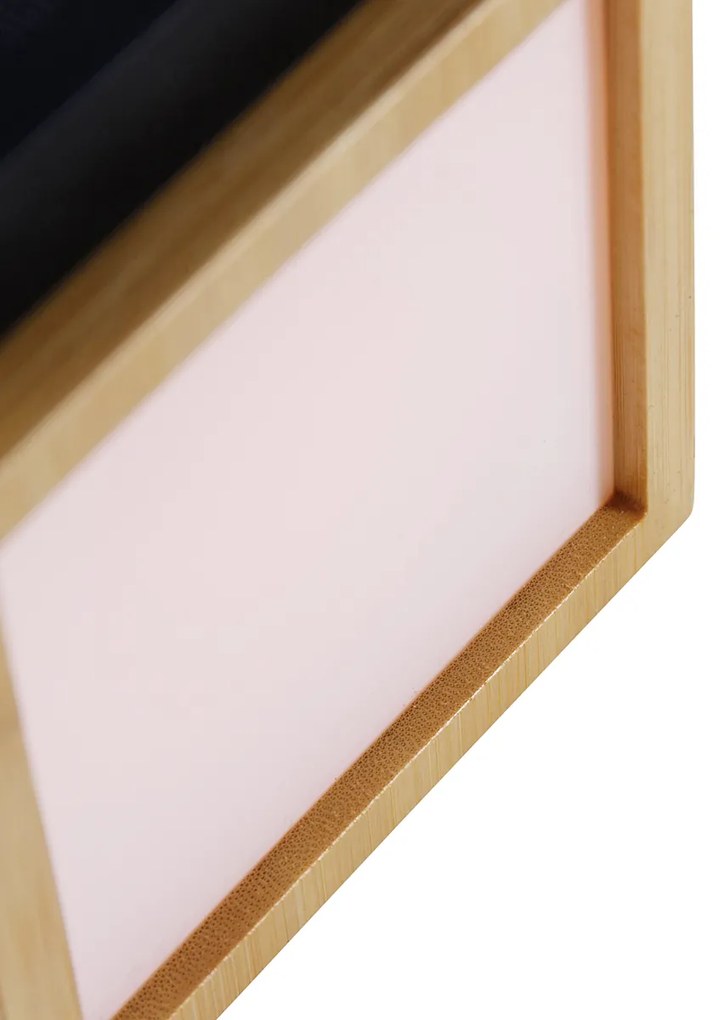 Candeeiro de Mesa de Bambu com Efeito de Chama Incl. LED IP44 Recarregável a Energia Solar - Vega Moderno
