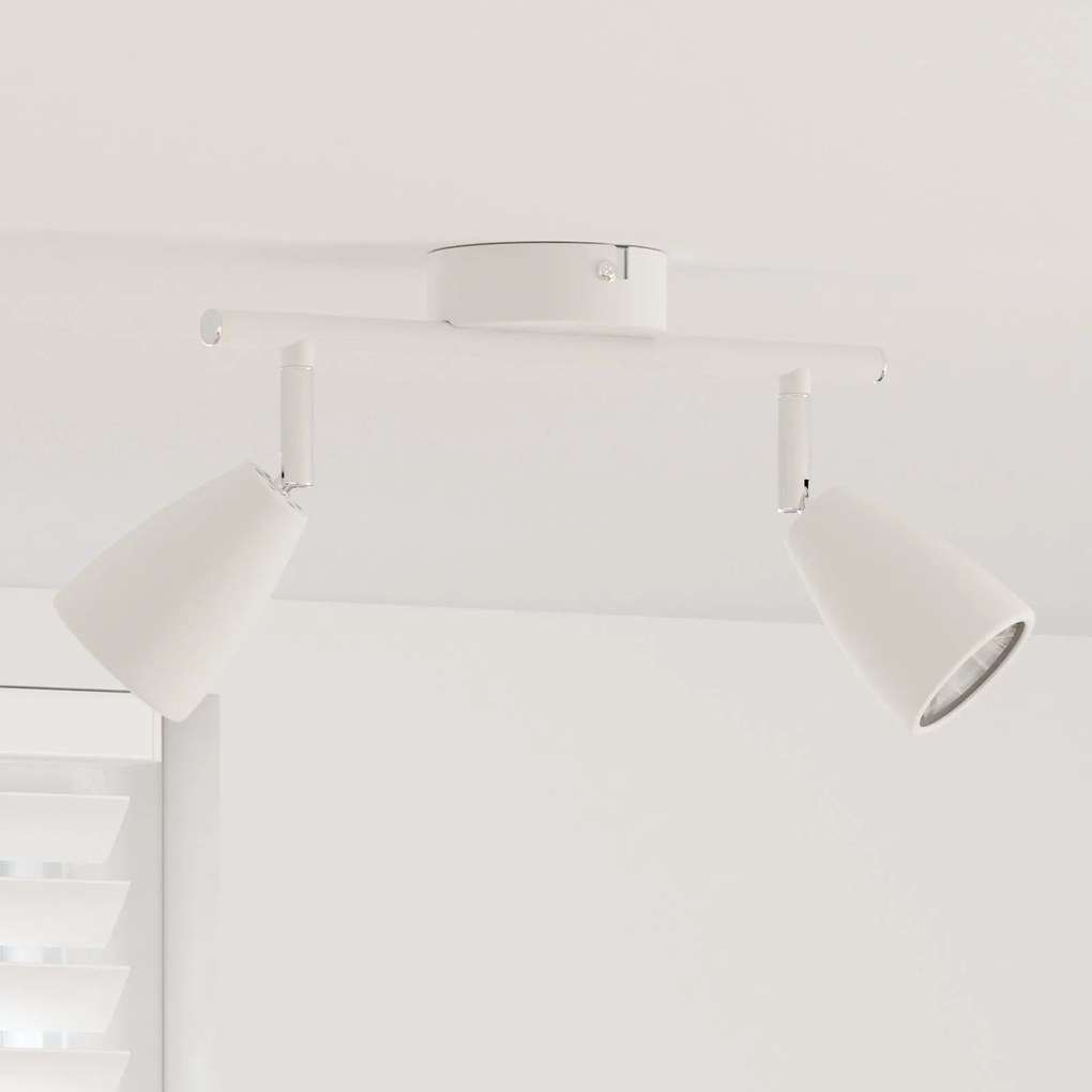 Spotlight de Teto 2 Way Adjustable White GU10