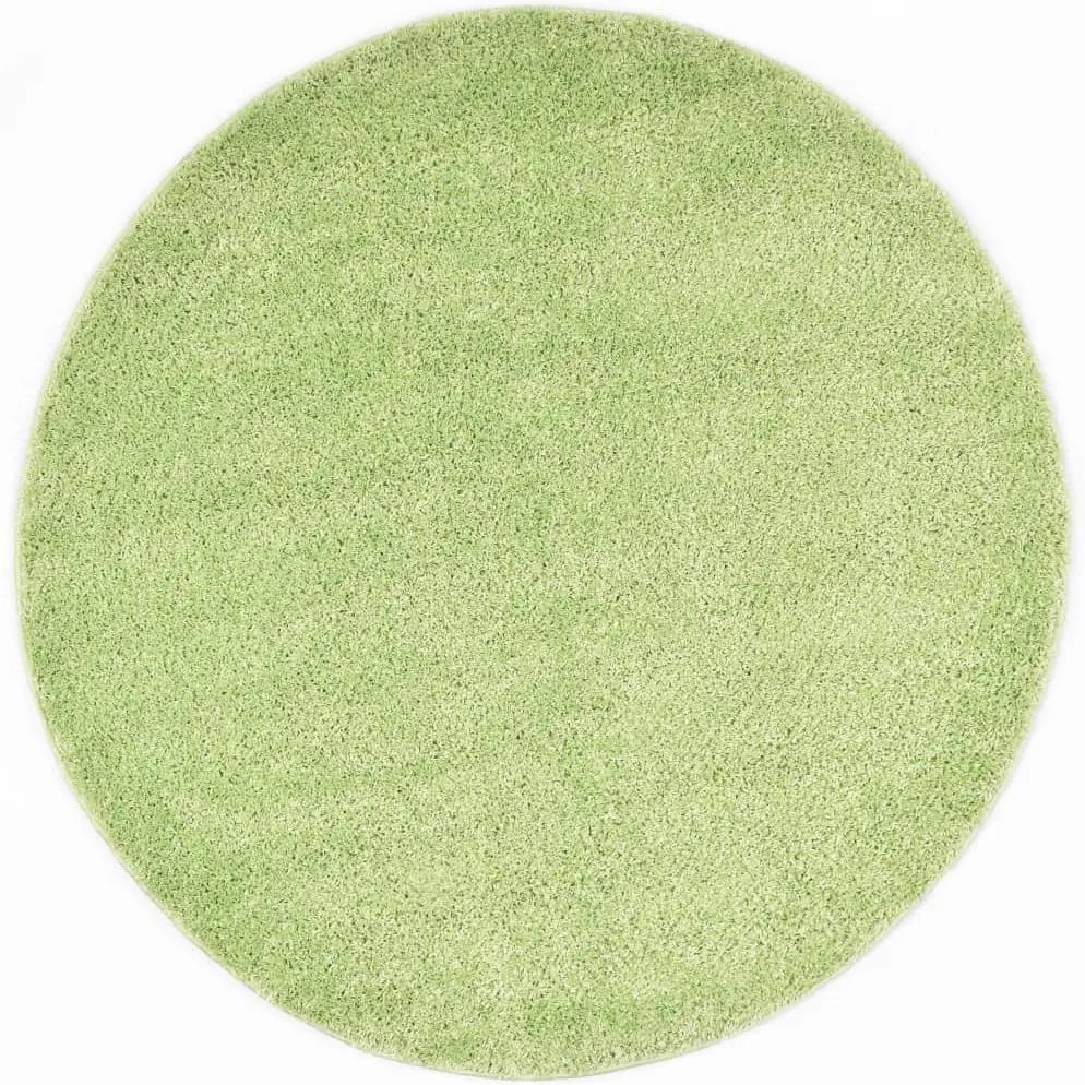 Tapete de divisão shaggy 67 cm verde