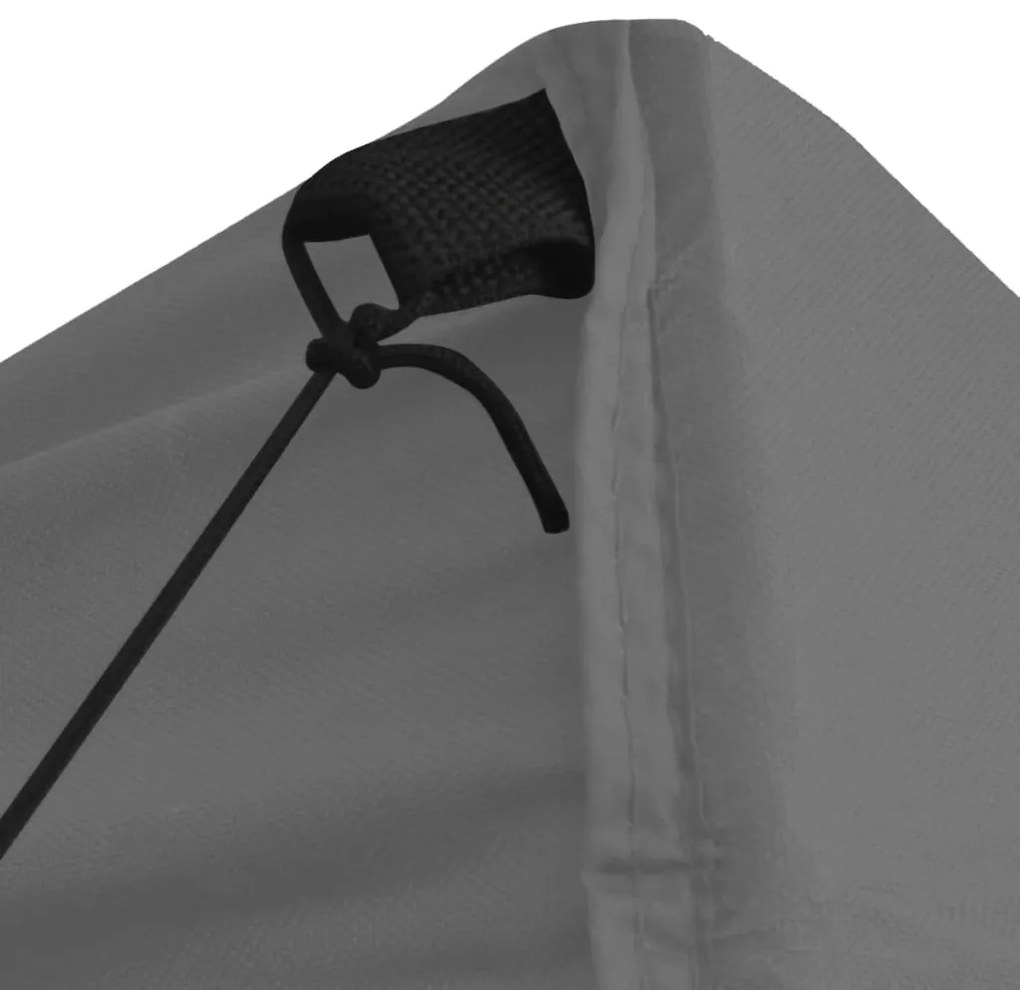 Tenda dobrável profissional festas 4 paredes 2x2m aço antracite