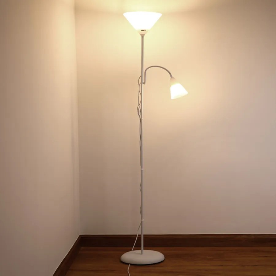 Candeeiro de pé Alissa Ø28 x 175 cm Branco