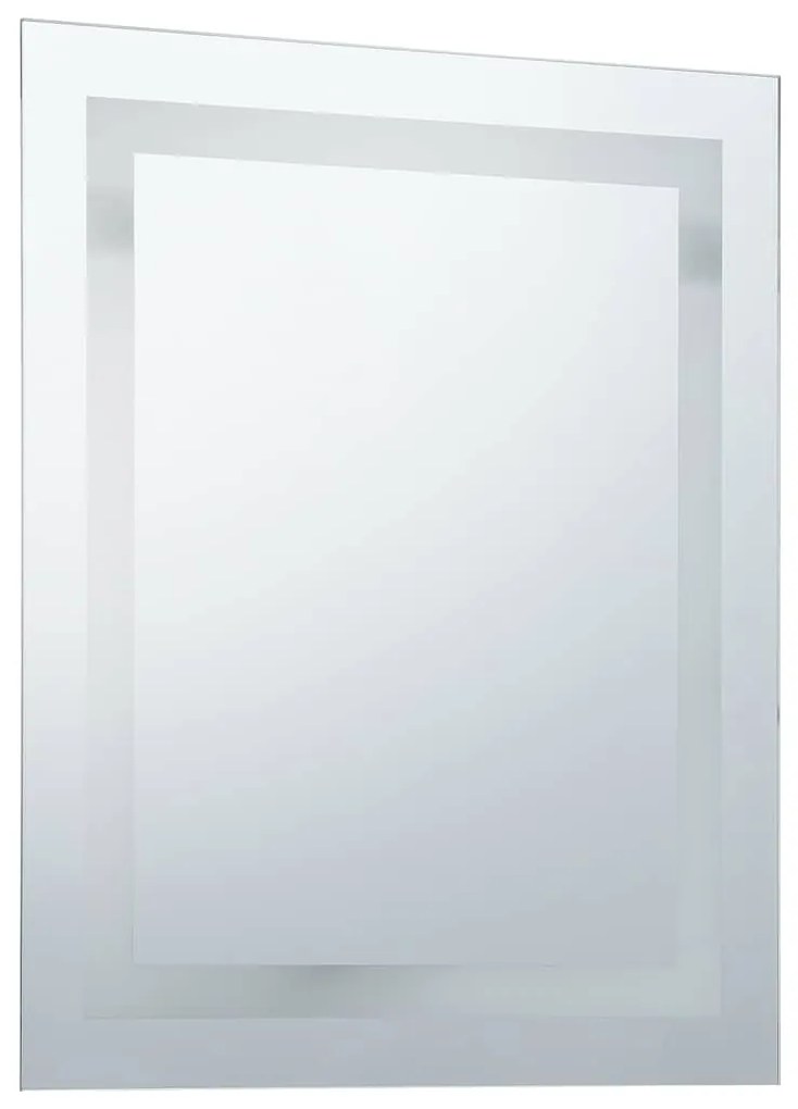 Espelho casa de banho LED c/ sensor tátil 50x60 cm