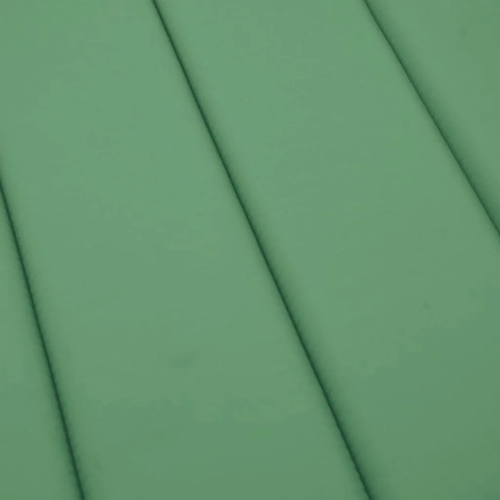 Almofadão p/ espreguiçadeira 200x60x3 cm tecido oxford verde