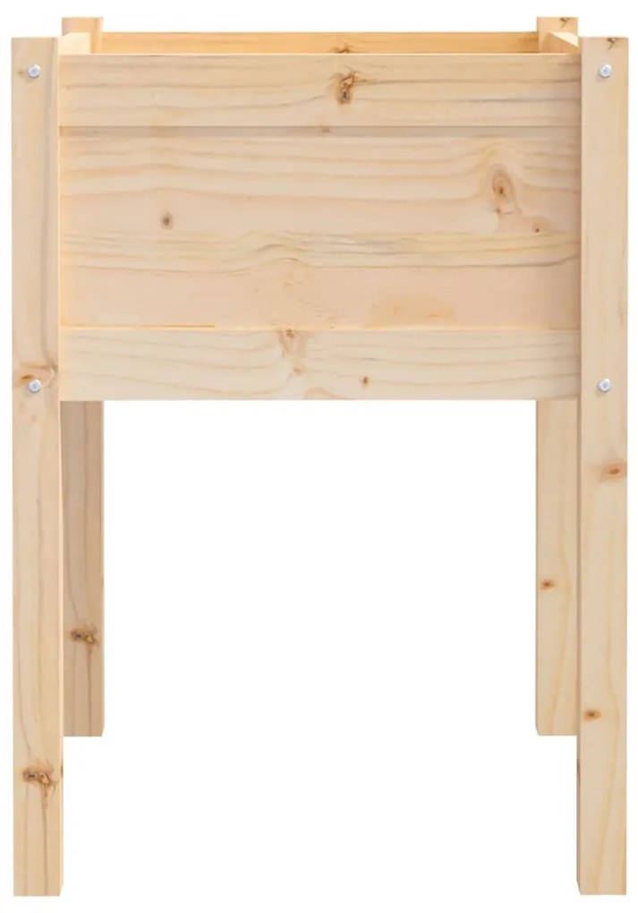 Vasos/floreiras de jardim 2 pcs 50x50x70 cm pinho maciço