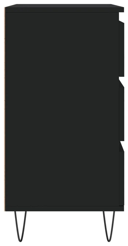 Aparador 60x35x70 cm derivados de madeira preto