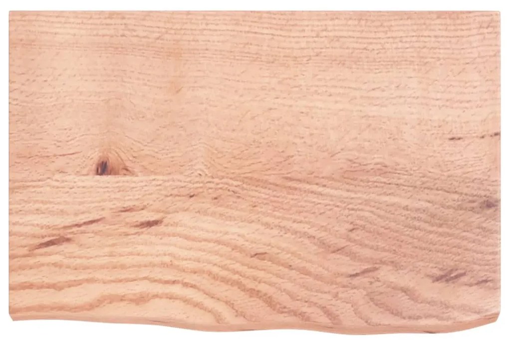 Prateleira de parede 60x40x(2-4) cm carvalho tratado castanho