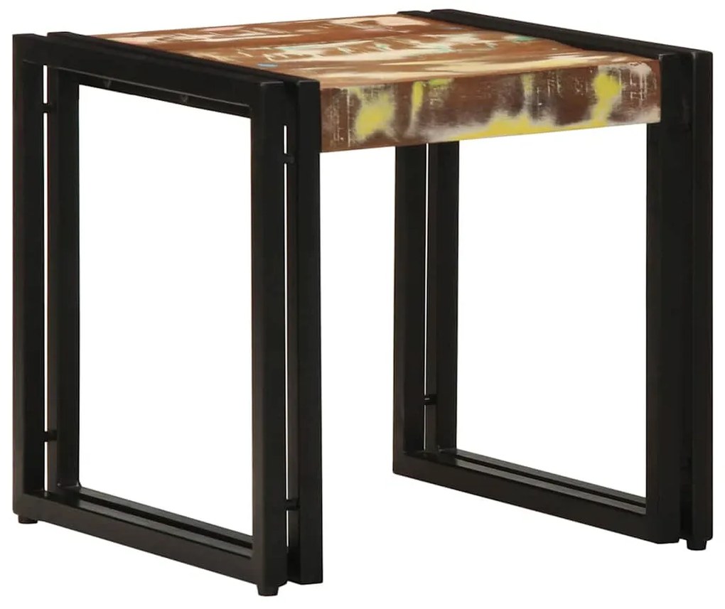 vidaXL Mesa de centro 40 x 40 x 38 cm Madeira recuperada maciça