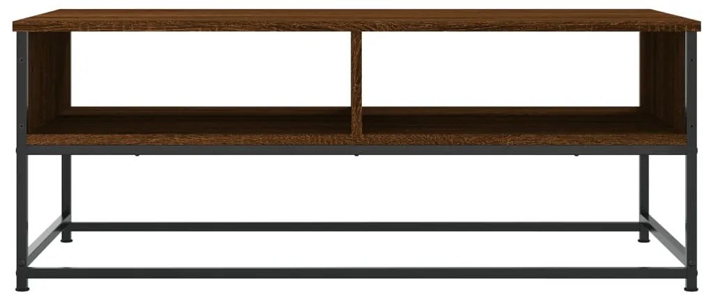 Mesa de centro 100x51x40 cm derivados madeira carvalho castanho