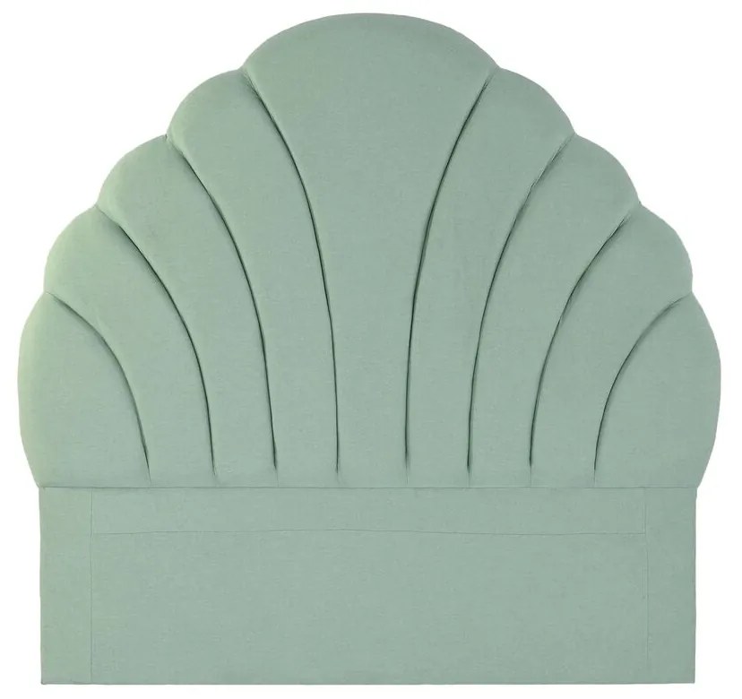 Cabeceira de Cama Dkd Home Decor Poliéster Verde Madeira Mdf (157 X 8 X 160 cm)