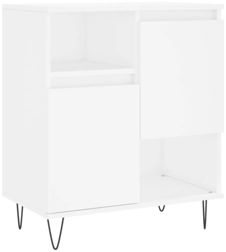 Aparadores 2 pcs derivados de madeira branco