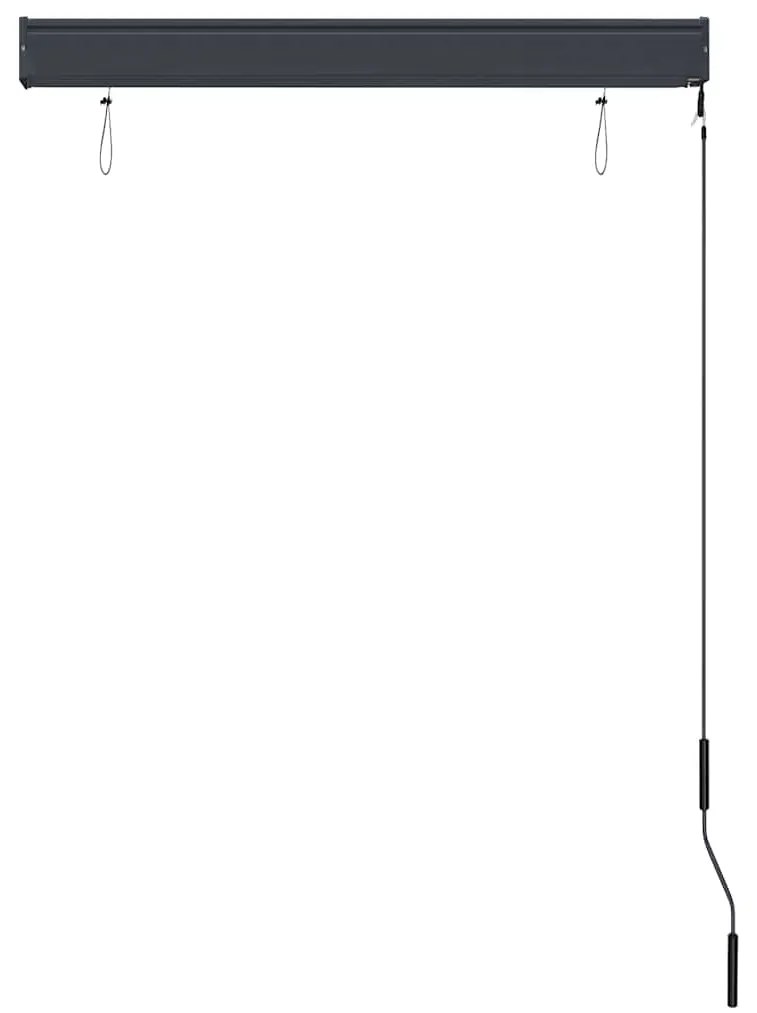 Estore de rolo para exterior 100x250 cm azul e branco