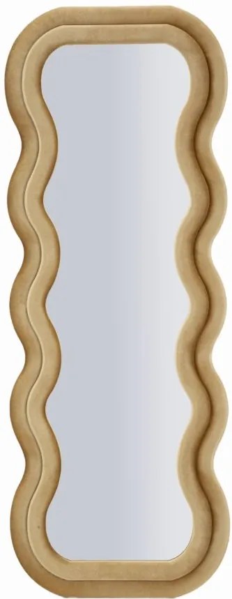ESPELHO DE PAREDE EMILY VELVET GOLD CM 60X6X160 (TAMANHO DO ESPELHO INTERNO CM 42X144)