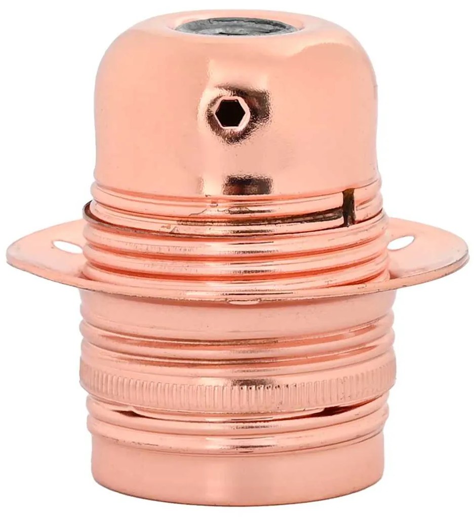 Casquilhos de lâmpadas 2 pcs rosa dourado E27