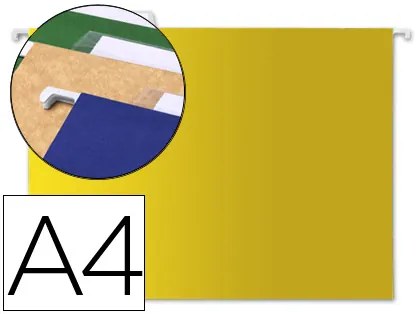 Capas de Suspensão Din A4 Kraft Amarelo
