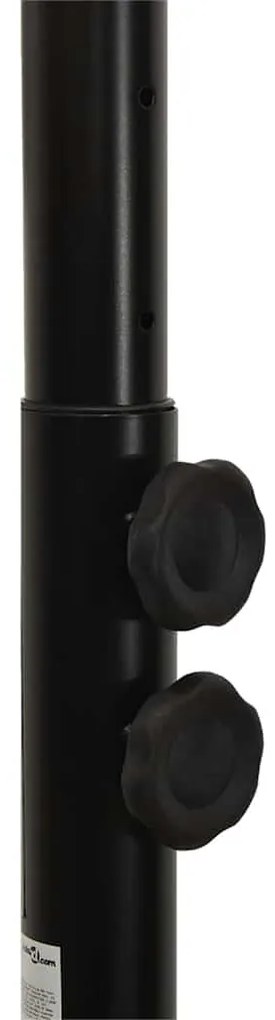 Tabela de basquetebol 216-250 cm polietileno preto