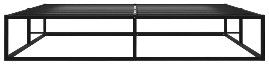 Estrutura de cama 160x200 cm metal preto